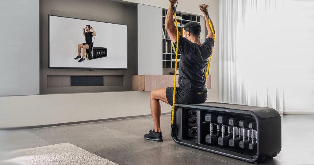 7 best smart fitness products #6 - Technogym bench