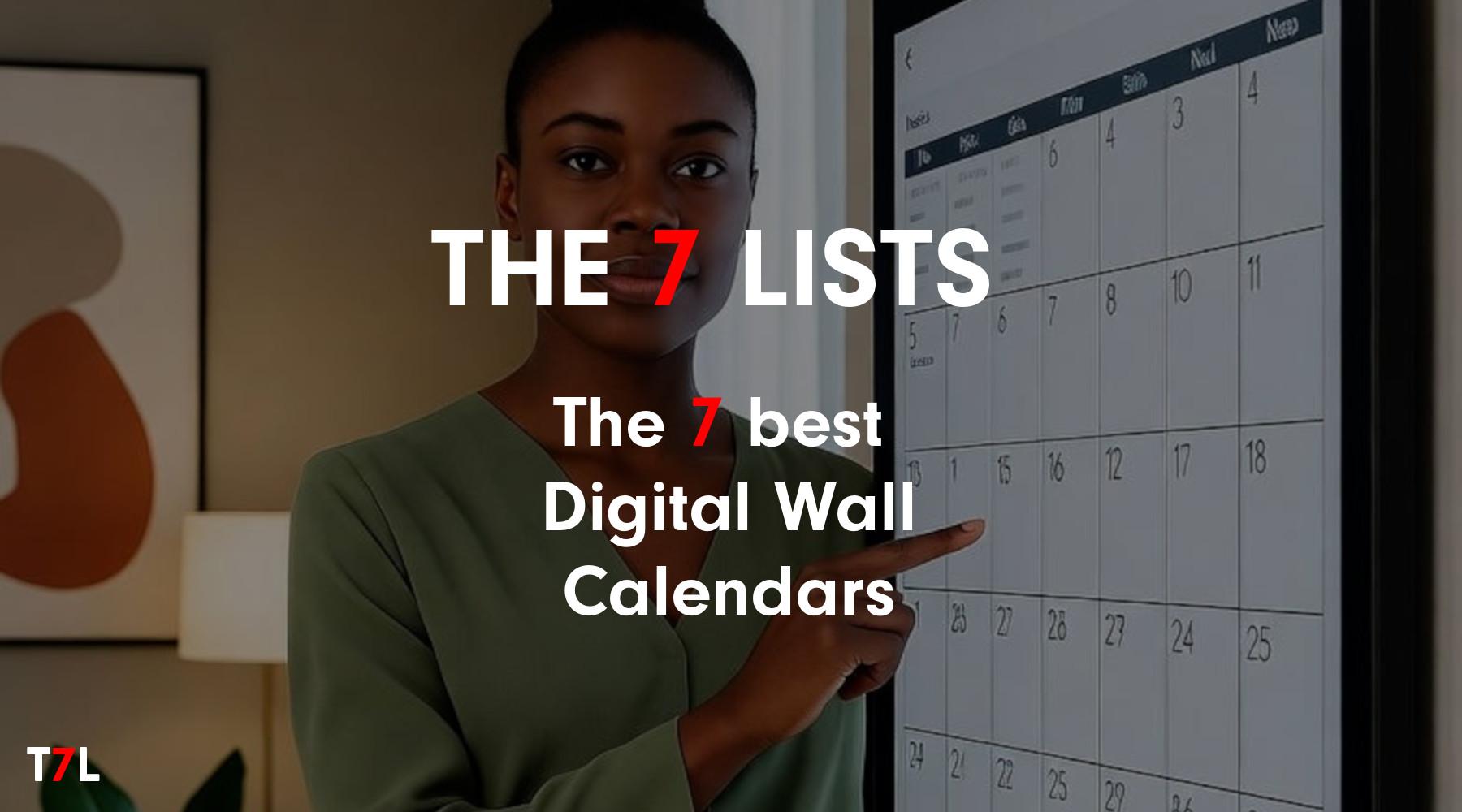 The 7 best Digital Wall Calendars